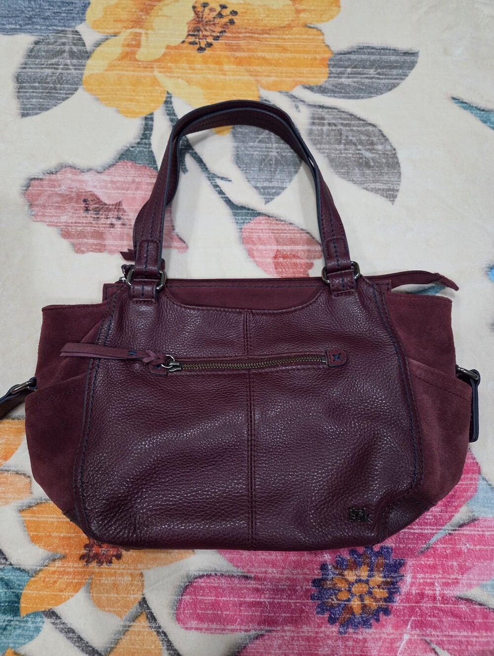 The Sak Kendra Satchel Cabernet